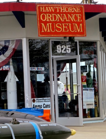 Hawthorne Ordinance Museum in Hawthorne, Nevada.