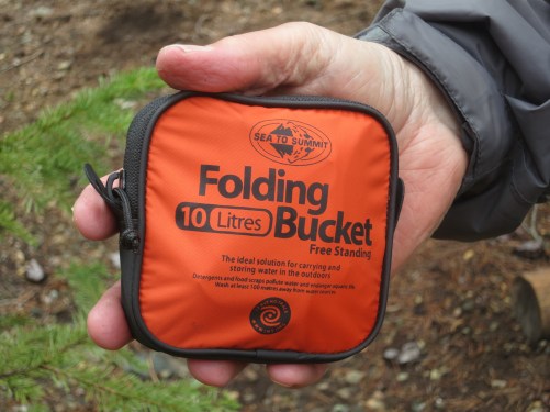 Go light is the mantra of anyone who carries his house on his back. Fortunately, the backpacking industry is constantly developing lighter equipment, such as this fully functional folding bucket.