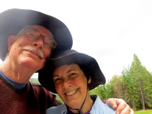 Curtis and Peggy Mekemson in Red Buttes Wilderness.