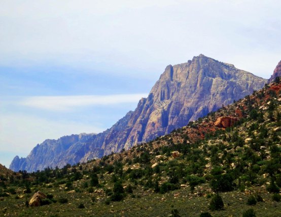 Scenic mountain in Red Rock Canyon National Conservation Area.