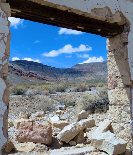 Rhyolite Nevada view.