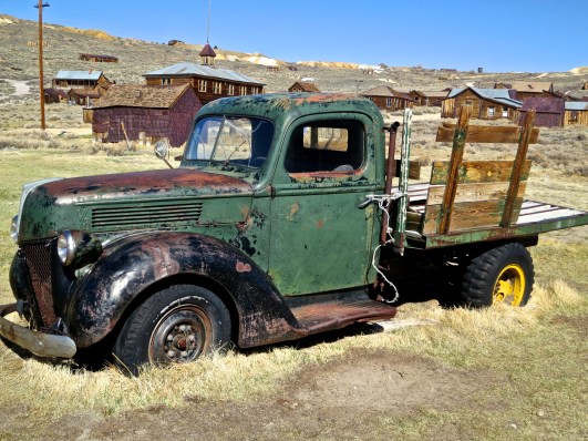 An old truck at Bodie State Historical Park in California.