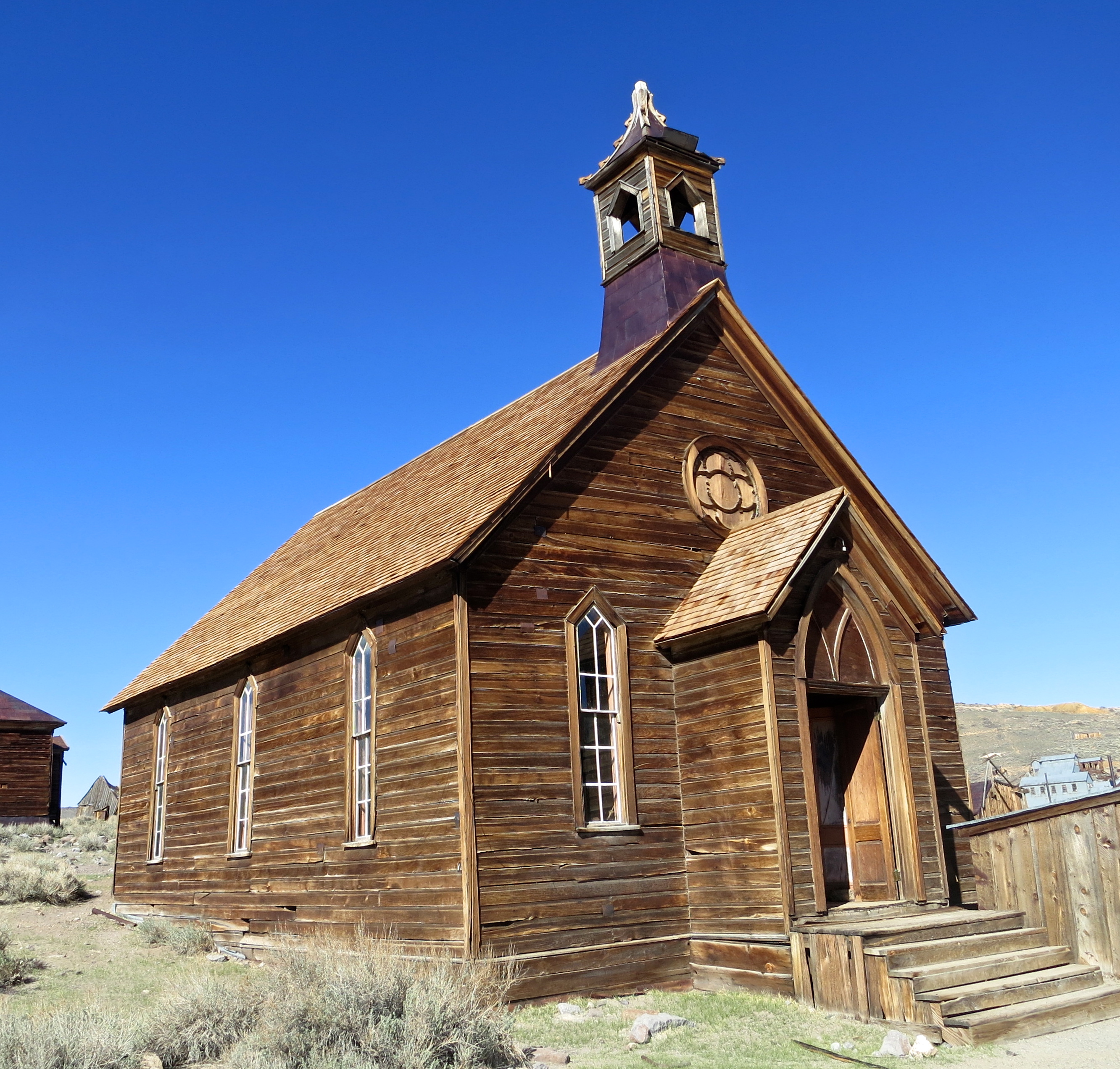 Methodist Church is Bodie State Historical Park in California.