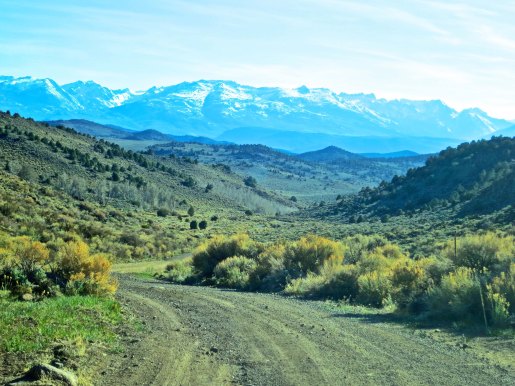 Getting lost on the way out of Bodie wasn't bad considering the scenery.