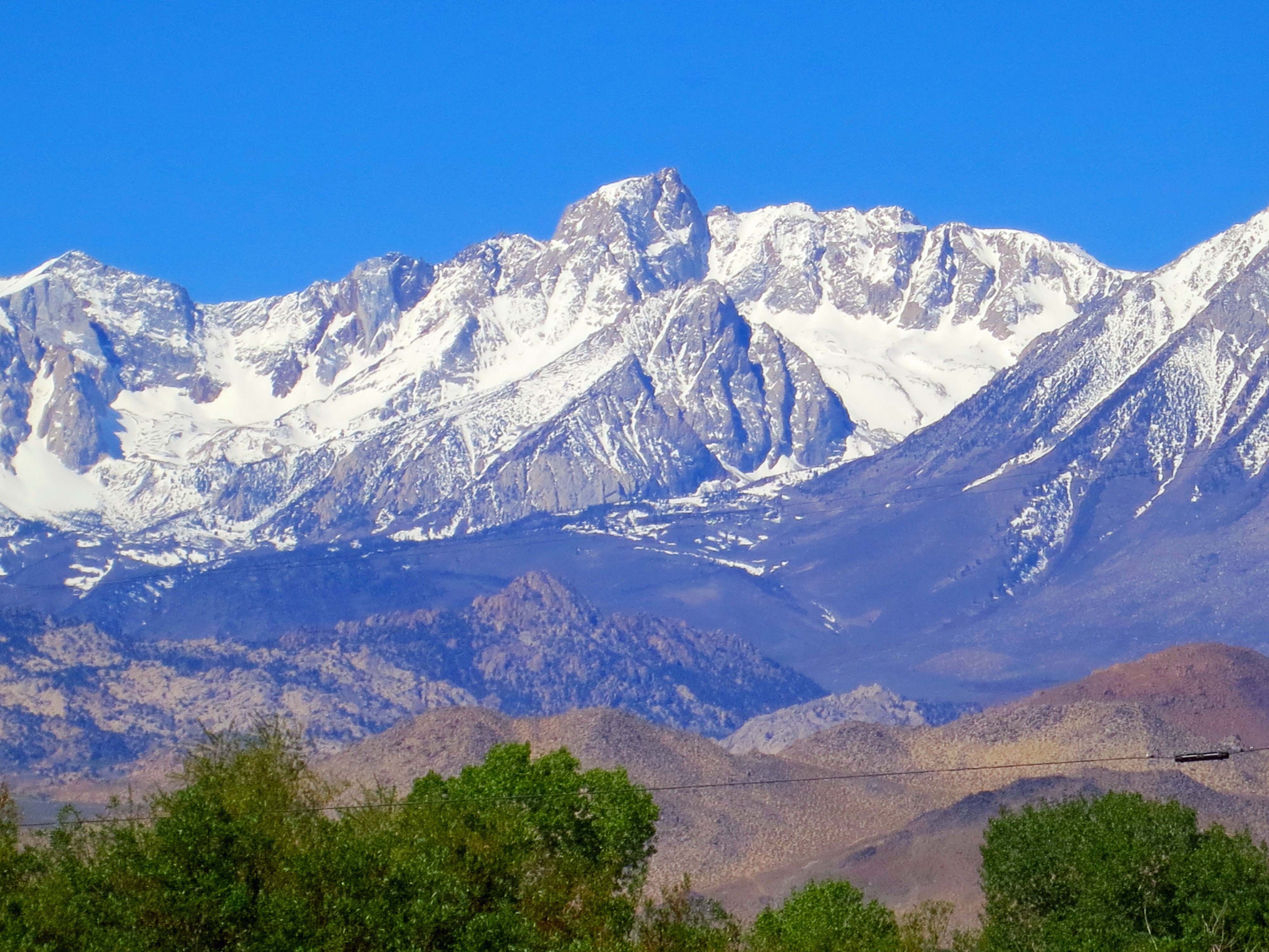 Driving up California's Highway 395 provides and ever changing perspective of the eastern Sierra Nevada Mountains.