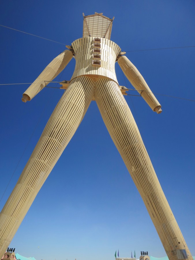 The 2014 Man at Burning Man.
