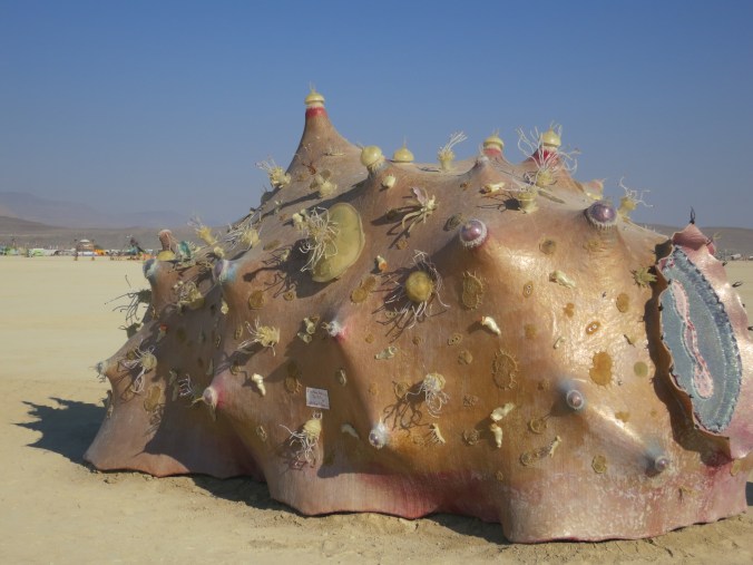 … such as what I could only guess was an amoeba with a vagina. Then there was the 20 foot sculpture of a penis.