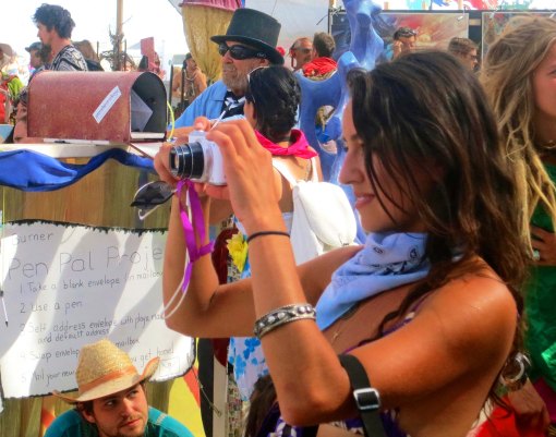 Burning Man is a photographers dream. And almost everyone takes pictures. If each Burner took only 20 photos, over a million pictures would have been taken at Burning Man 2014.