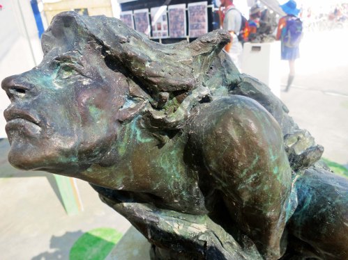 Sculpture at the Center Camp Cafe, Burning Man 2014.