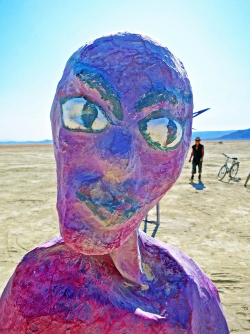 Alien at Burning Man 2014. Photo by Curtis Mekemson.