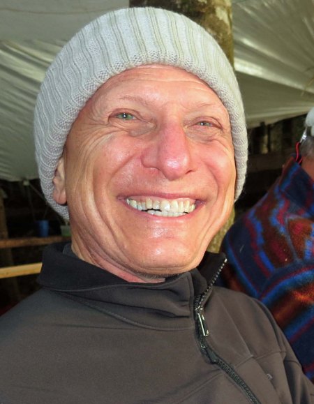 Back in camp, I got a happy, toothy grin from Dennis...