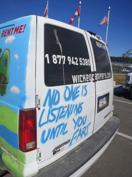 Wicked Campers is now providing inexpensive travel vans and raucous humor in a number of countries. 