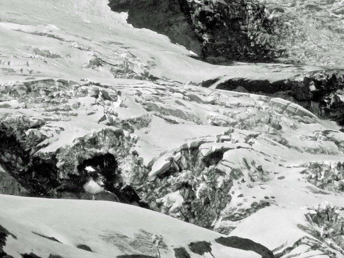 Photo of Mt. Rainier Glacier taken by Curtis Mekemson.