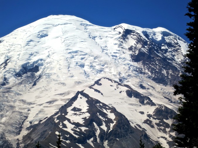 Close-up of Emmons Glacier at Mt Rainier National Park. Photo by Curtis Mekemson.