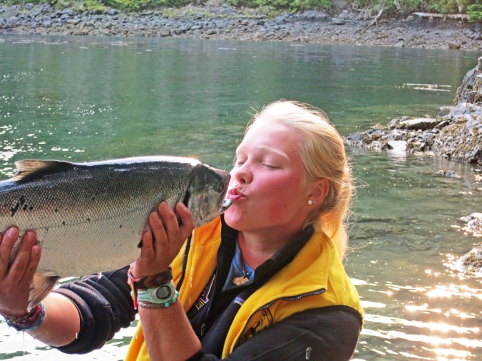 Well, maybe someone who kisses fish??? "But he was so beautiful," Lindy told me. He was dinner, Lindy,. Dinner.