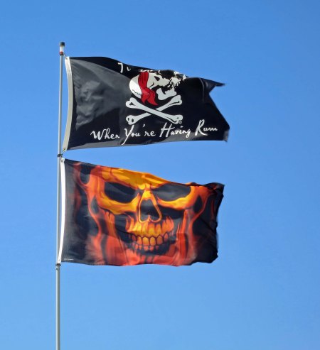 Flags at Burning Man 2014. Photo by Curtis Mekemson.