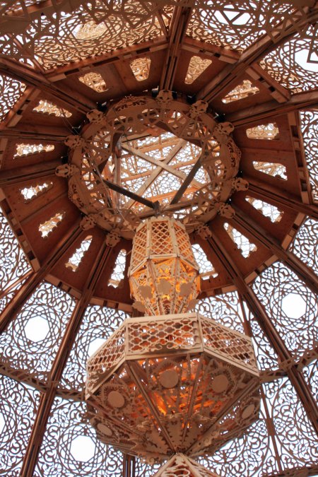 Center piece at Temple of Grace, Burning Man 2014.