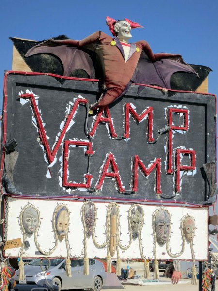 Vamp Camp at Burning Man 2014. Photo by Curtis Mekemson.
