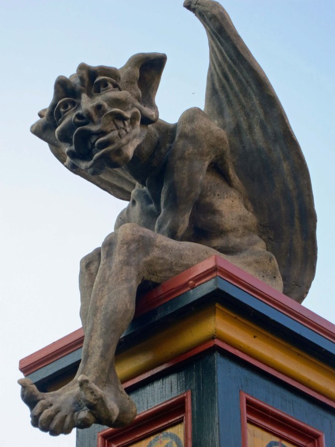 Gargoyle at Albion Inn in British Columbia. Photo by Curtis Mekemson.