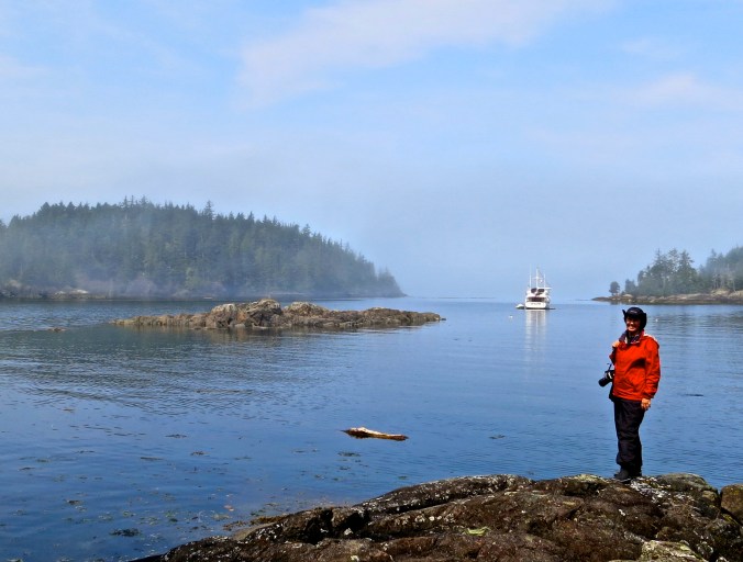 Fishing boat in Johnstone Strait off of Hanson Island. Photo by Curtis Mekemson.