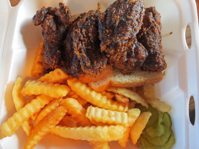 XX hot chicken wings served at the Pepperfire Restaurant in Nashville, Tennessee.