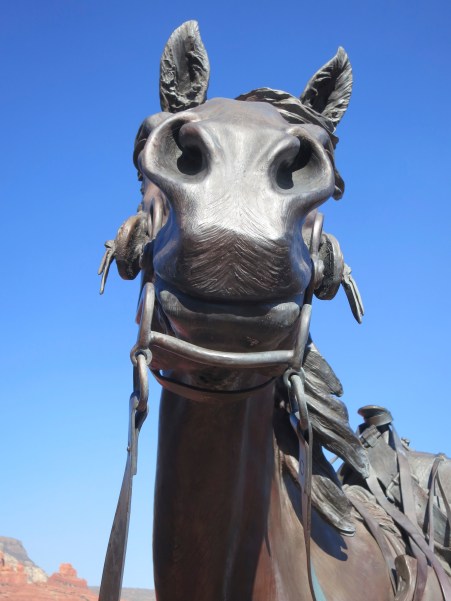 Statue of horse from downtown Sedona, Arizona. Photo by Curtis Mekemson.