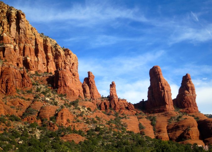View of rock formations near Church of Holy Cross in Sedona Arizona. Photo by Curtis Mekemson.