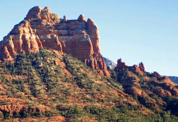 Snoopy rock formation in Sedona, Arizona.