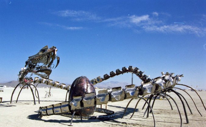 What this dragon curled around its egg lacked in height, she made up in length. And yes, she was a fire breathing dragon, as we discovered at night.