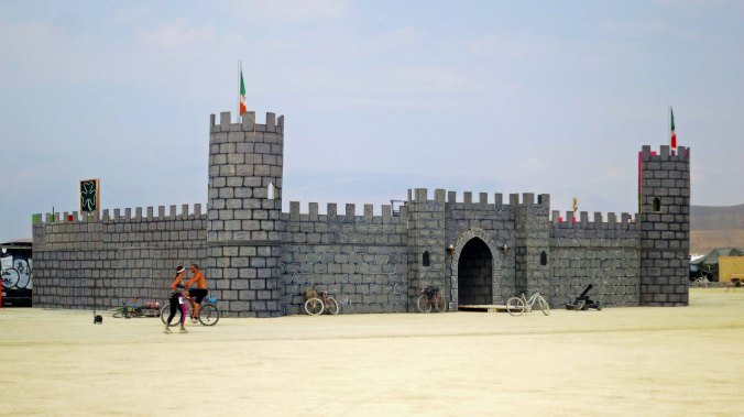 This tribe or camp chose to build a castle on the Esplanade as a dancing venue.