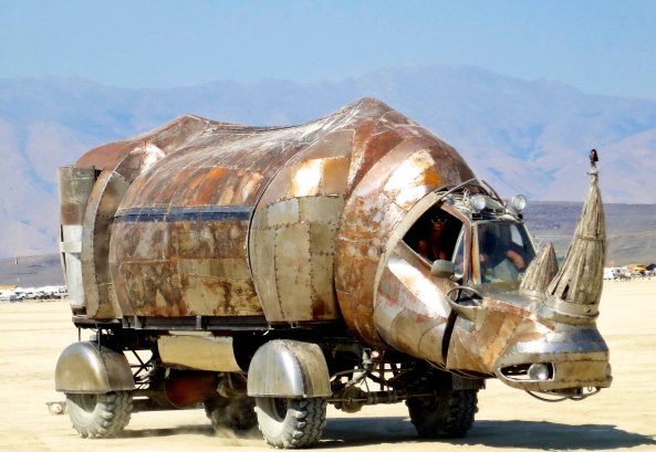 A rhino even more massive than its counterpart in East Africa.