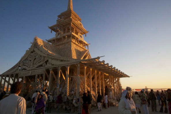 Burning Man's Temple of Juno in 2012