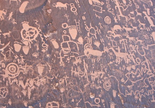 Newspaper Rock National Historic Site in Utah.