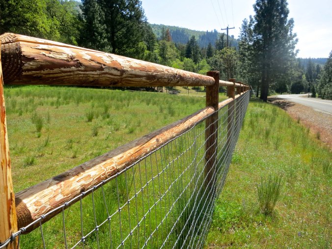 Our fence is designed to fit into the local environment. 