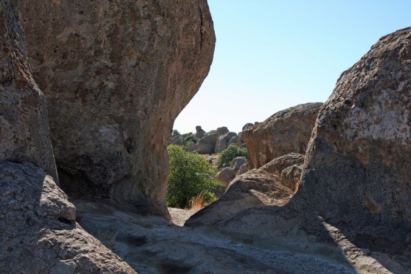 What to expect when hiking through the rocks.