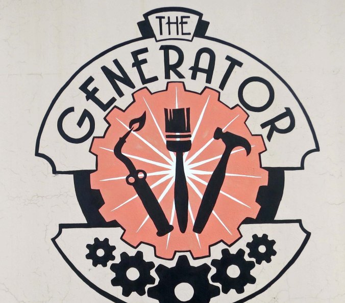 Logo of the Generator warehouse in Reno Nevada.