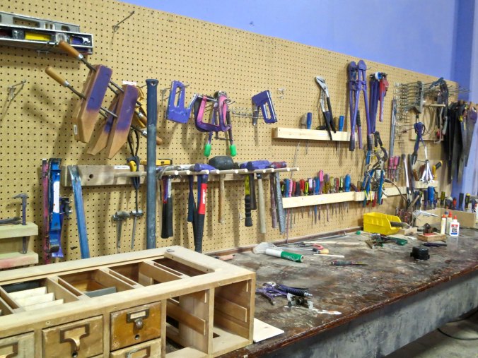 A wide range of hand tools are available.