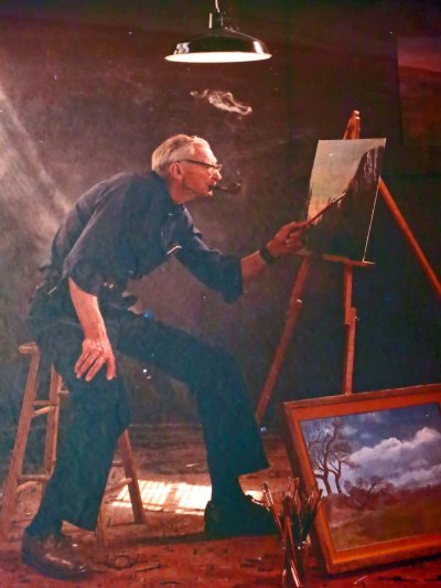 Pop painted up until he was 85 or so.