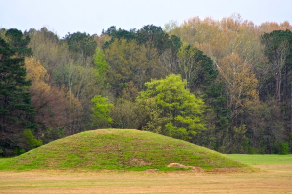 The Phar Mounds located north of Tupelo, Mississippi were left behind by nomadic Native Americans some where between 1-200 AD as burial mounds.