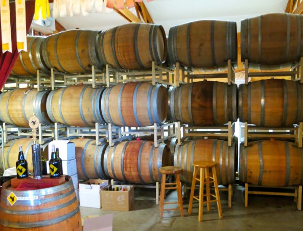 We visited several wineries looking for wine to use at my book-signing in Sacramento.