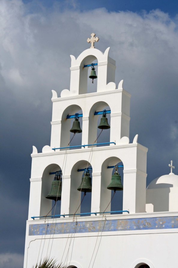 The church's bell tower. (Photo by Peggy Mekemson.)