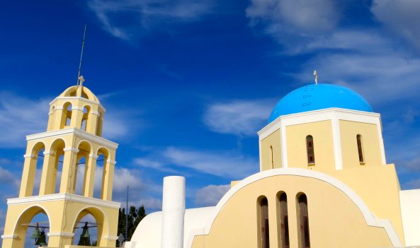 A side view of the church.