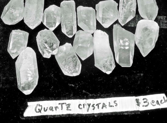 Crystals on Telegraph