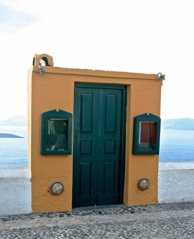 And then we found a door to nowhere. 