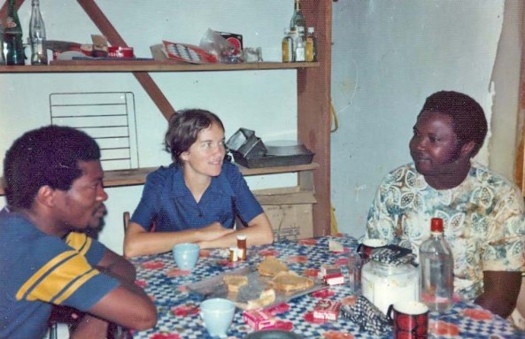 Stephanie in her role as Peace Corps Trainer in Liberia, 1973.
