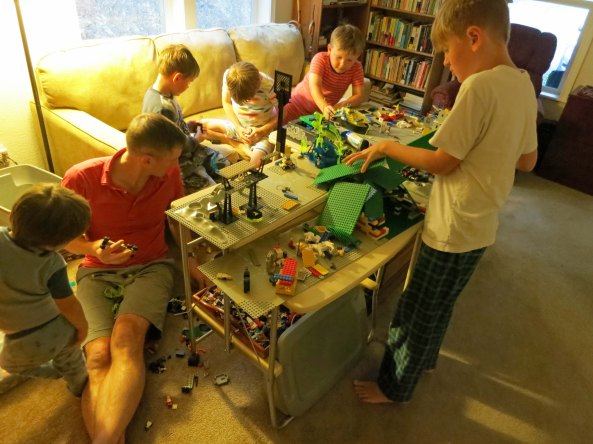 Our library became Lego Central.