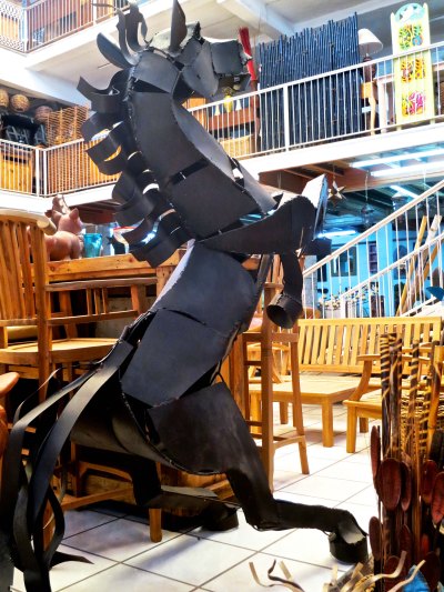 10. Life sized horse at Puerto Vallarta furniture store