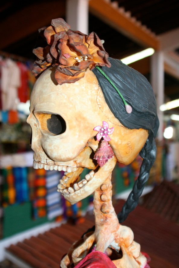We found this realistic Catrina at the same location in the Municipal Market on a previous visit to Puerto Vallarta.