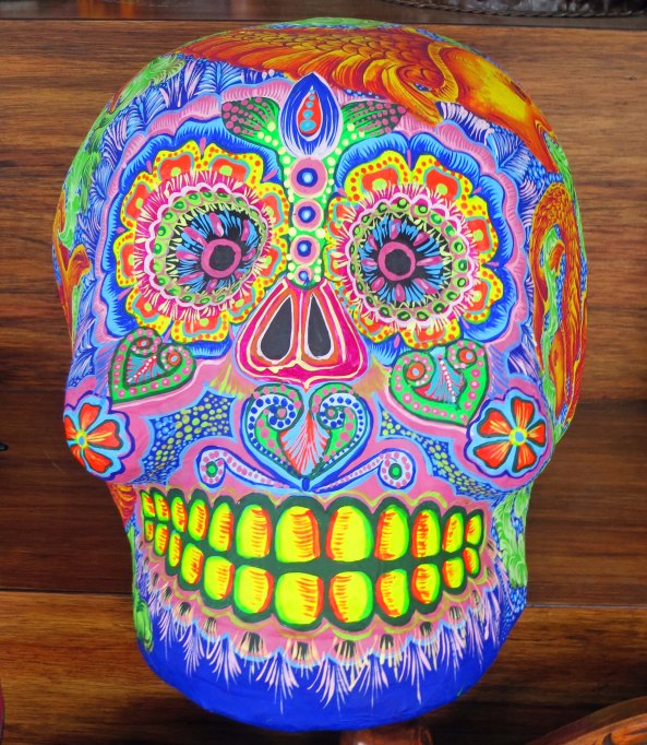 Skull art found in Puerto Vallarta.