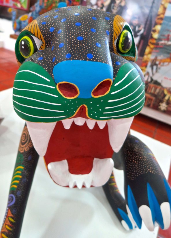 Another Oaxaca cat with big teeth.
